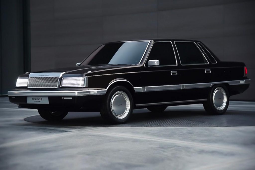 Directement de Corée le restomod Hyundai Grandeur EV Heritage