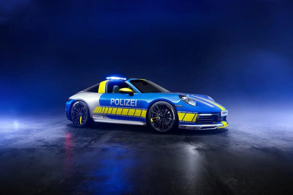 La Porsche 911 Targa 4 de la police allemande est trop belle pour être vraie.