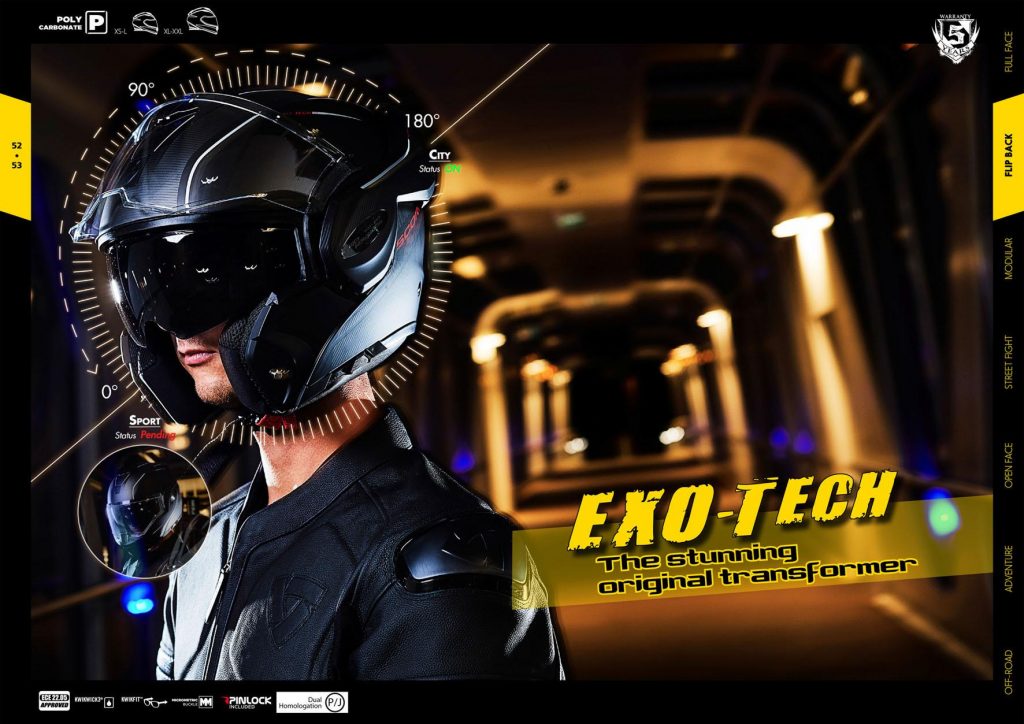 Nouveau casque Scorpion Exo-Tech : design intégral unique