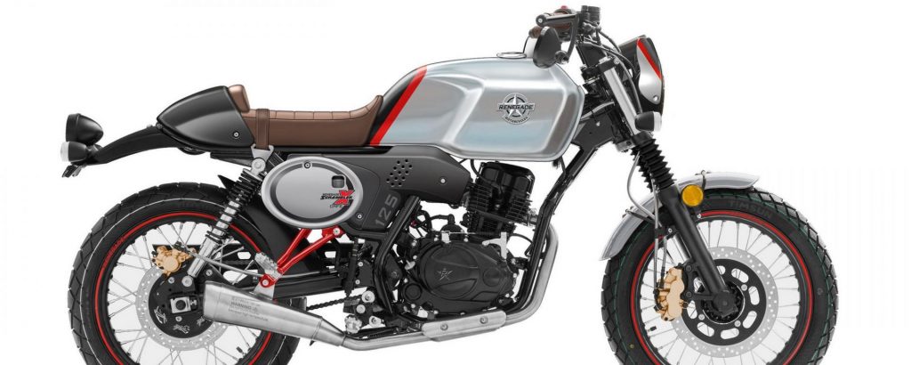 UM X 125i Cafè : brouilleur bicylindre