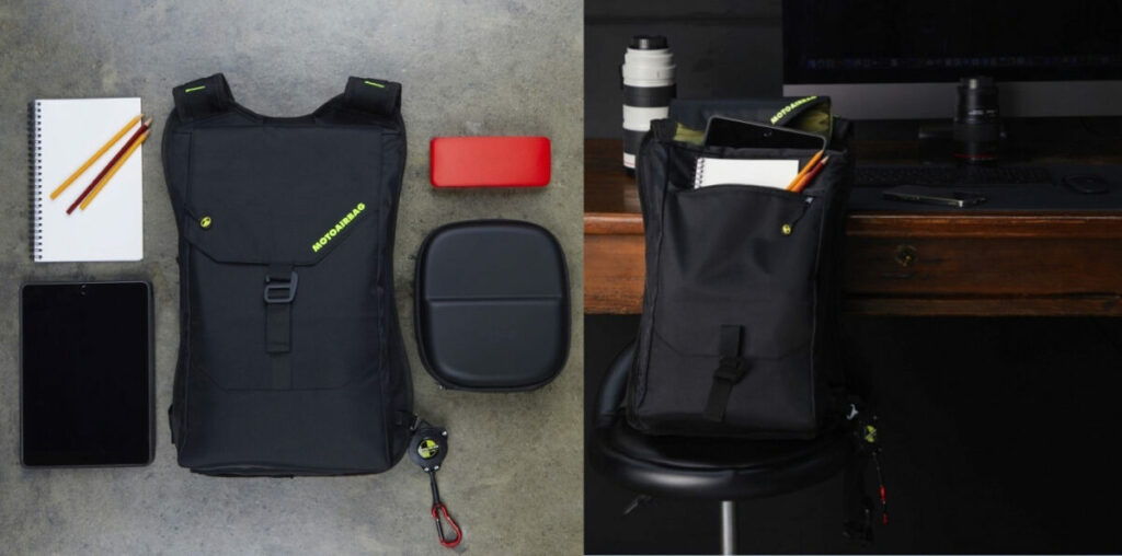 City Airbag est le sac à dos avec airbag pour ceux qui voyagent sur deux roues
