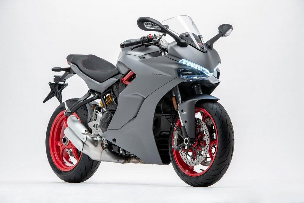 Ducati SuperSport 2019 en gris titane