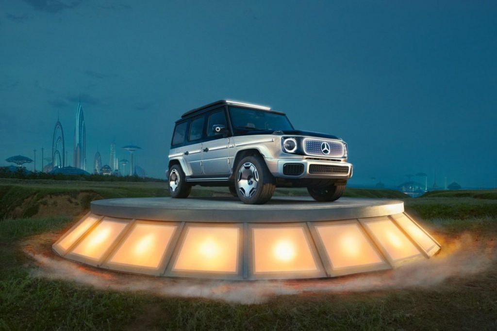 Mercedes EQG : la version 100 % électrique de la légendaire icône du tout-terrain