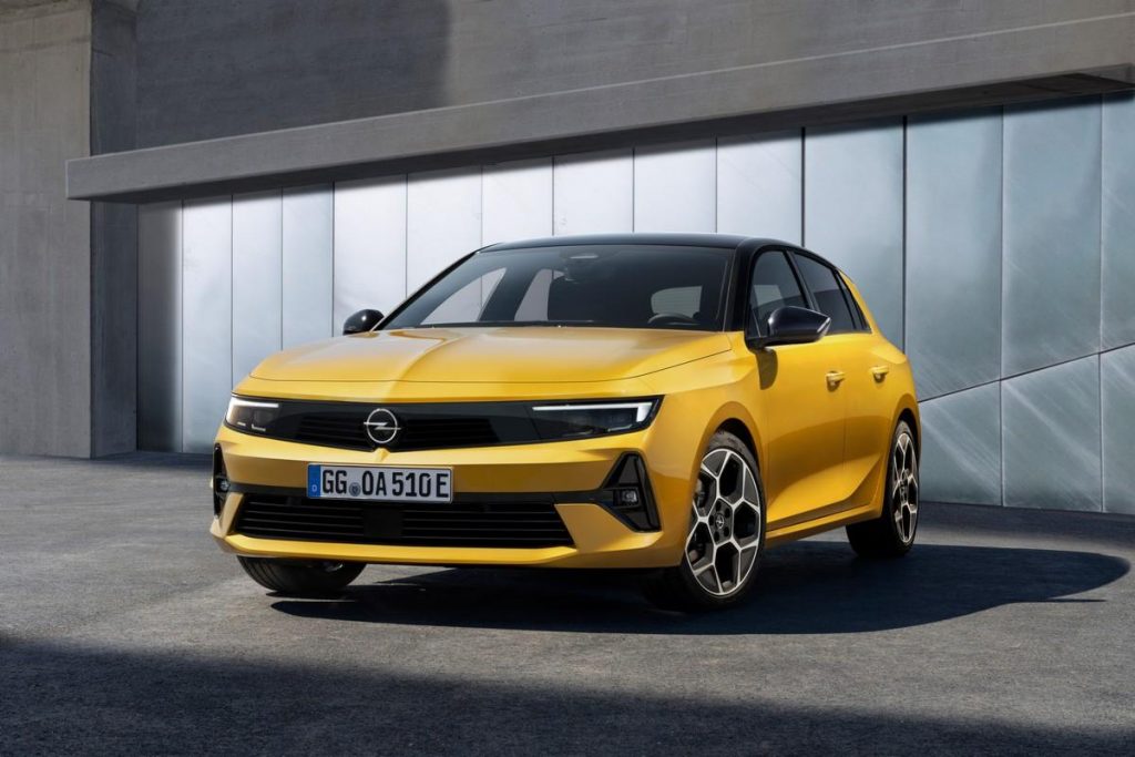 Opel Astra 2022 à partir de 24 500 €
