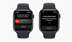 détection de crash de la montre apple détection de crash de la montre apple