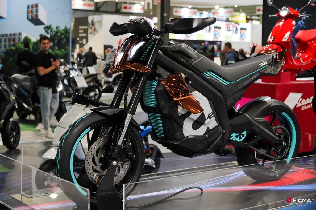 Aprilia ELECTRICA 2022, la moto électrique italienne