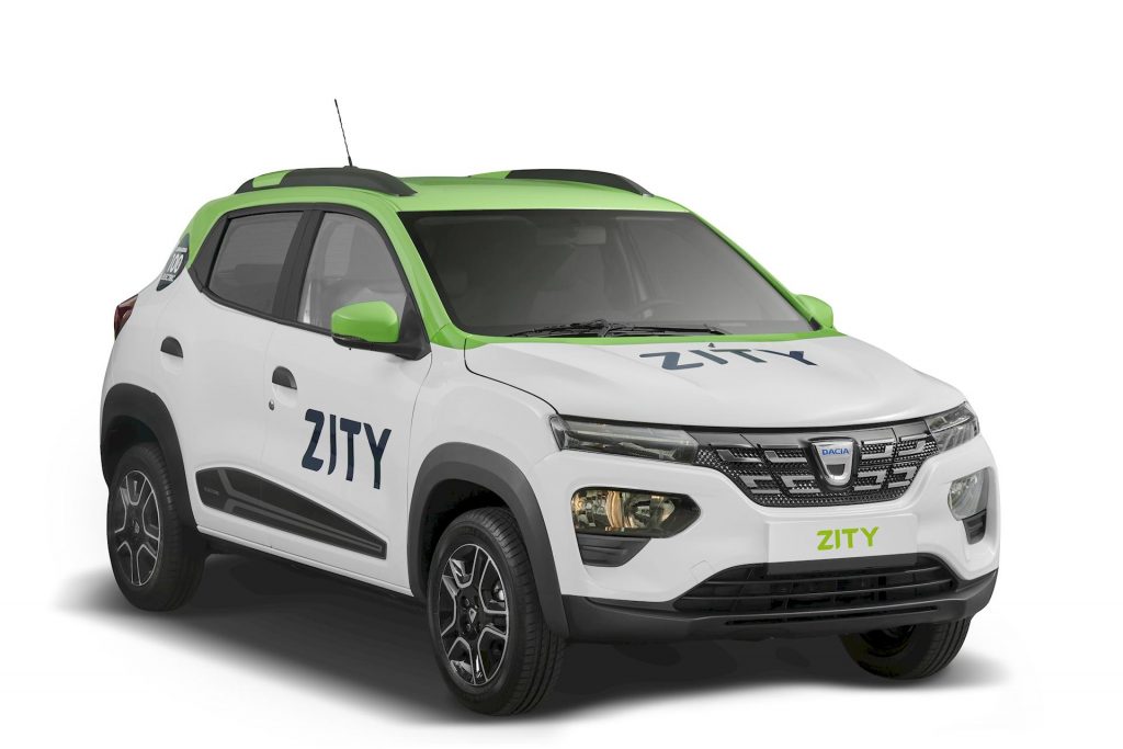 Dacia Spring électrique à Zity by Mobilize car sharing