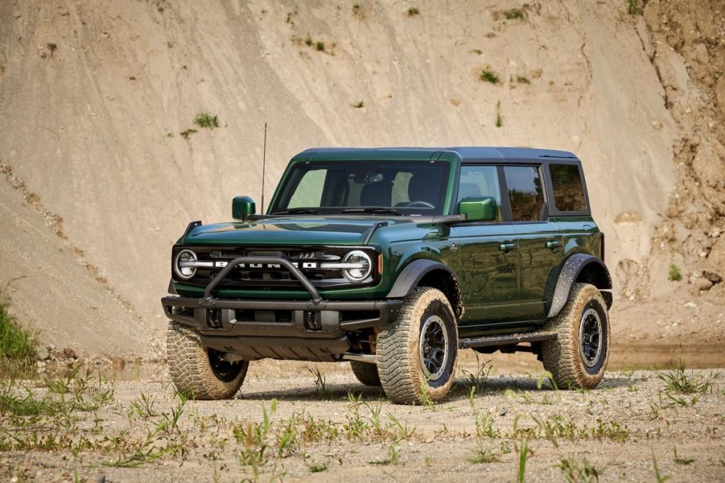 Ford Bronco 2022 : le nouveau Vert Éruption Métallisé