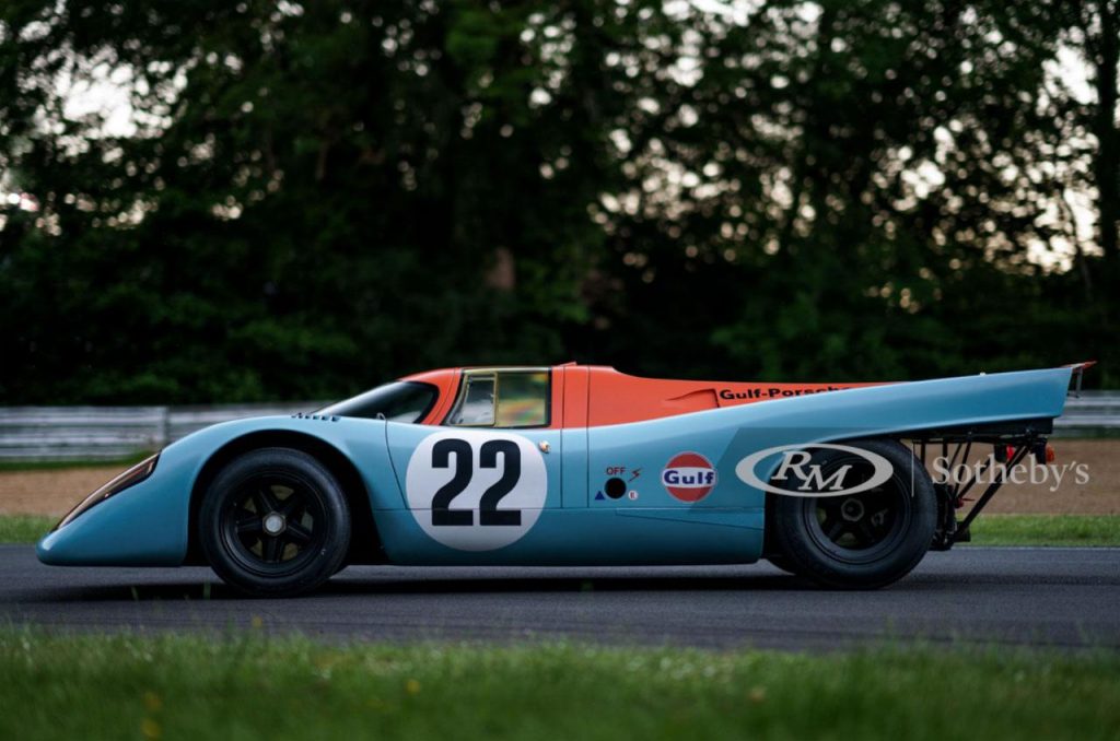 La superbe Porsche 917 K de 1970 mise aux enchères en Californie