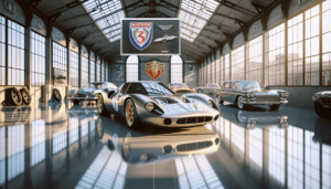 Affiche "Modèles de voitures en Z : Zagato, Zil, Zenvo" en aluminium brossé.