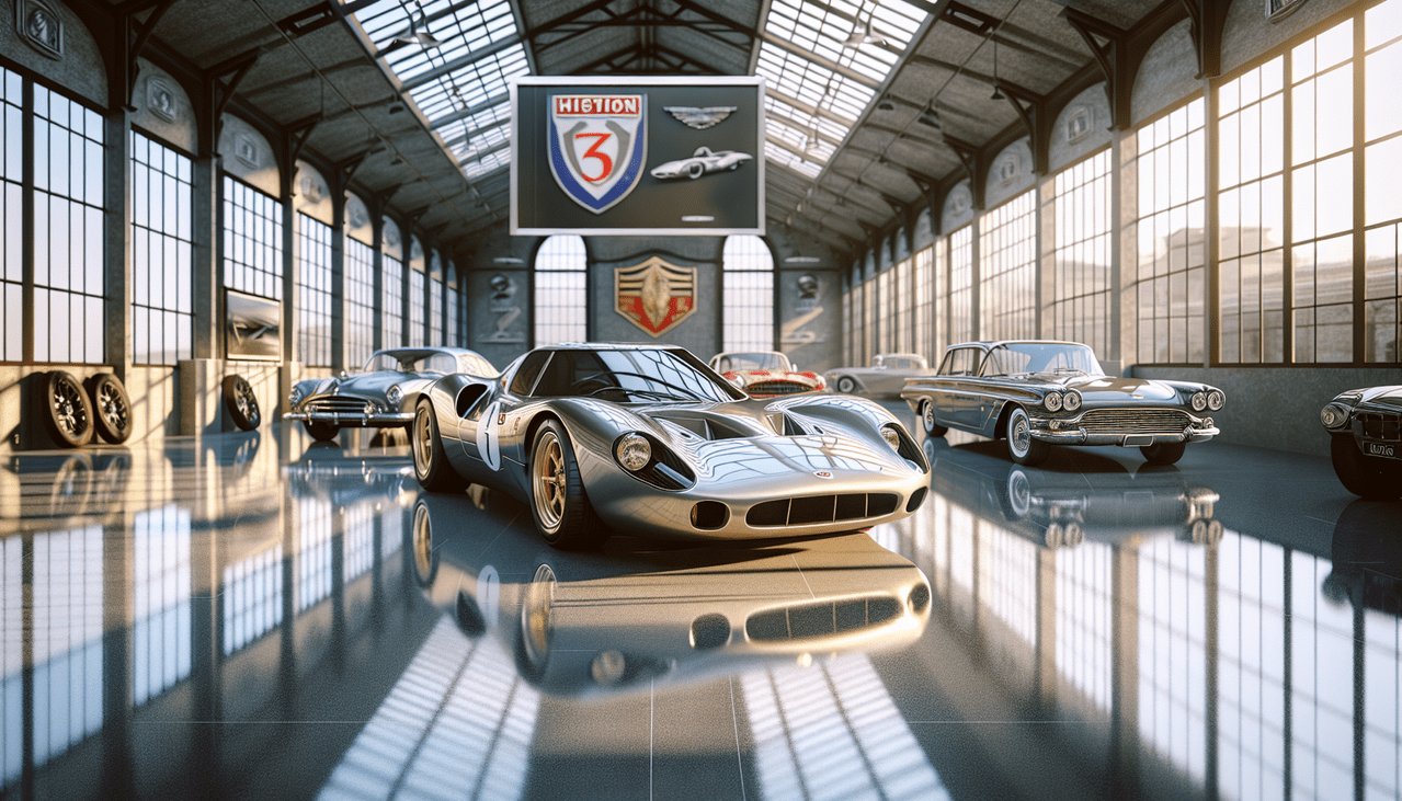 Affiche "Modèles de voitures en Z : Zagato, Zil, Zenvo" en aluminium brossé.