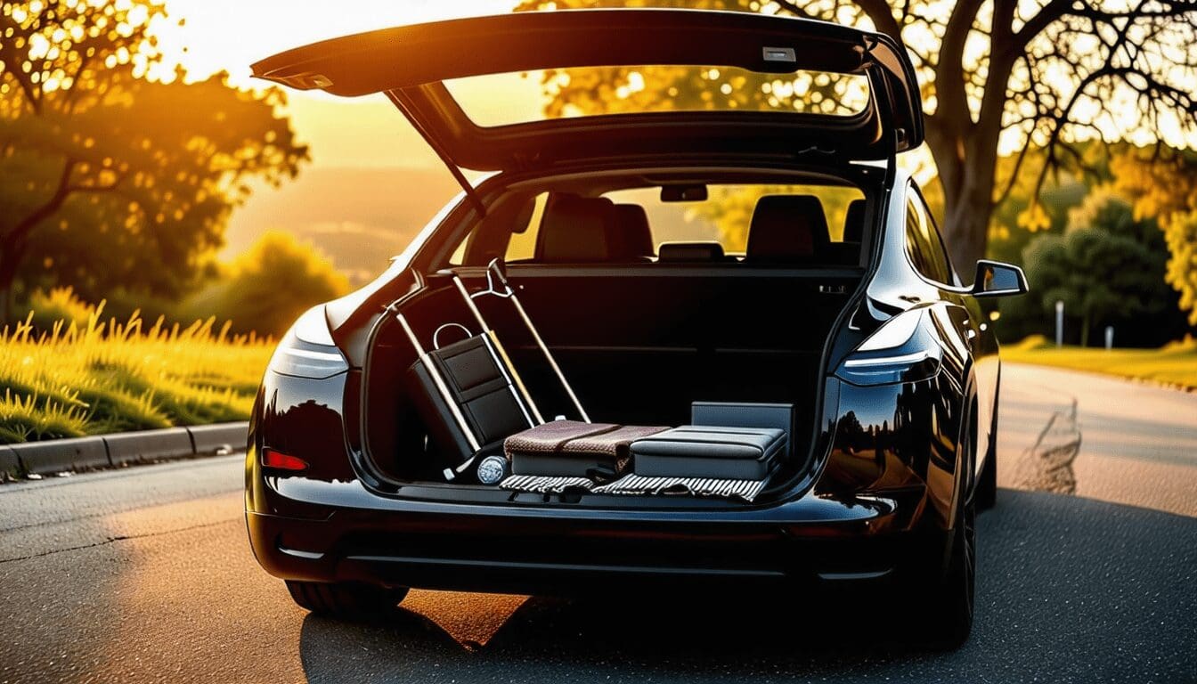 découvrez les caractéristiques et les nombreuses utilisations du coffre avant de la tesla model y. explorez son espace pratique et innovant, conçu pour optimiser le rangement et améliorer votre expérience de conduite électrique.