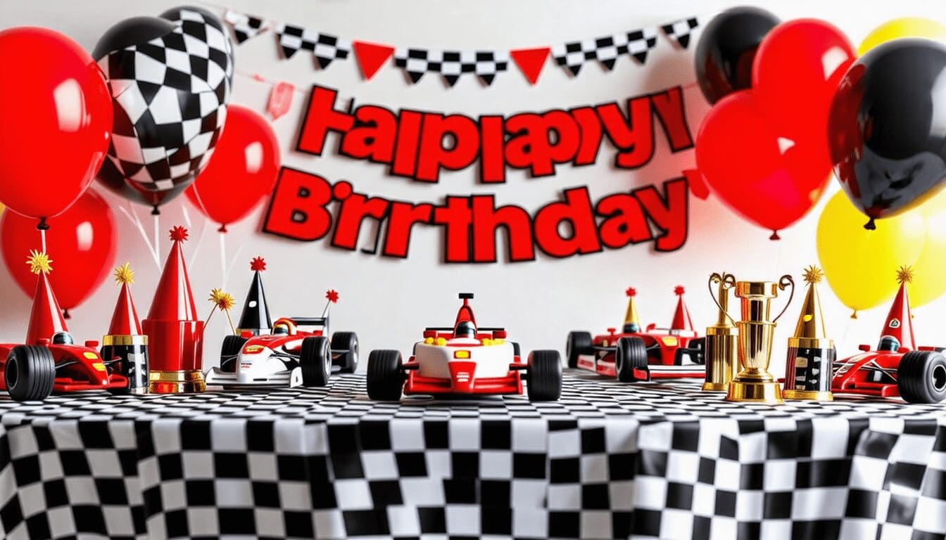 découvrez nos conseils pratiques pour réussir une décoration d'anniversaire sur le thème de la formule 1. transformez votre espace en circuit avec des idées créatives, des astuces de couleurs et des éléments incontournables pour une fête unique et mémorable, qui ravira les fans de sport automobile.