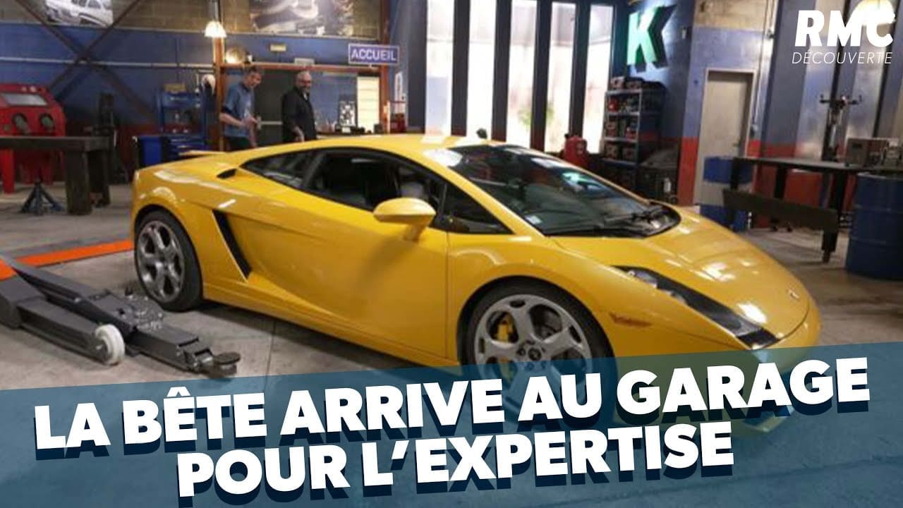 Aurélien Letheux, animateur de Wheeler Dealers France, expliquant son métier de garagiste