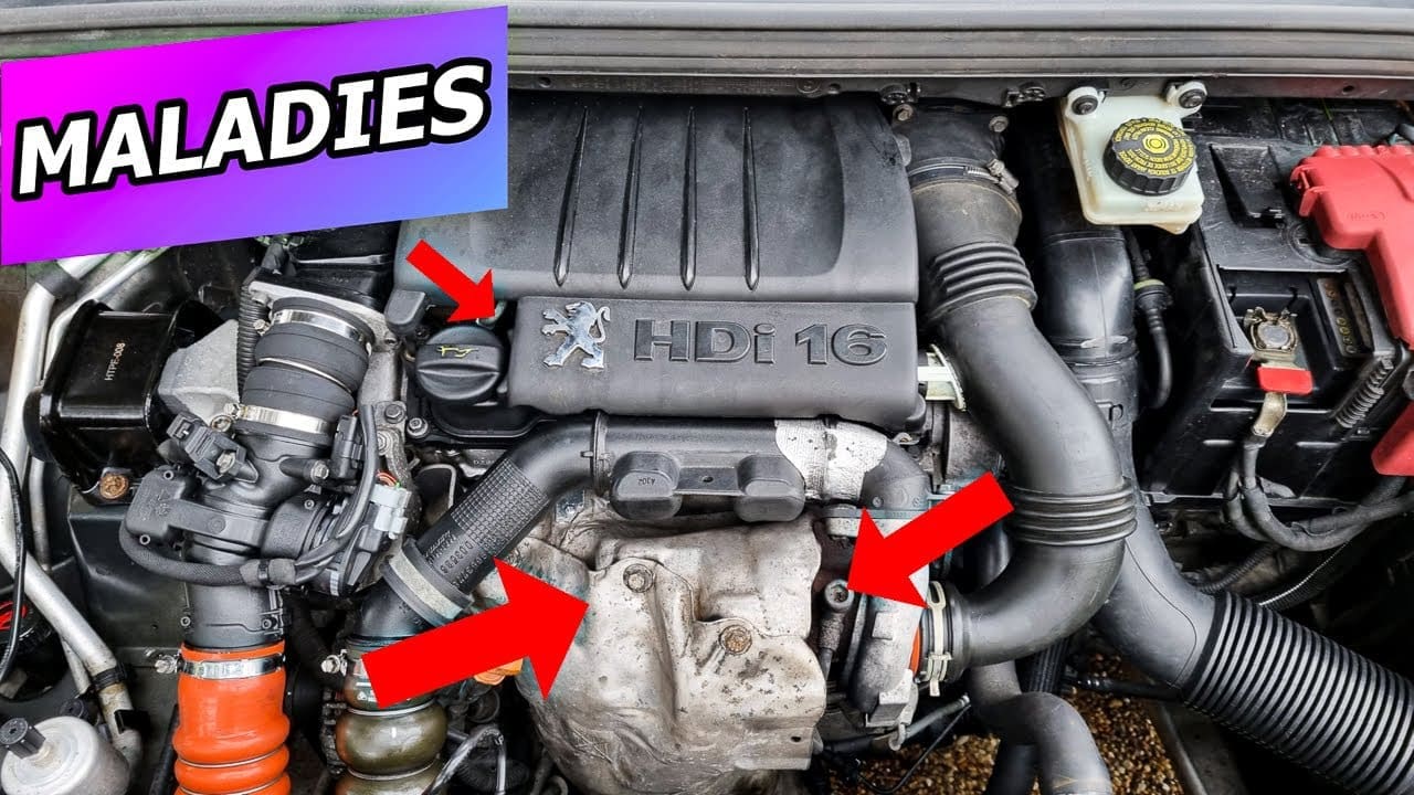 Problèmes fréquents moteur 1.6 BlueHDi 100