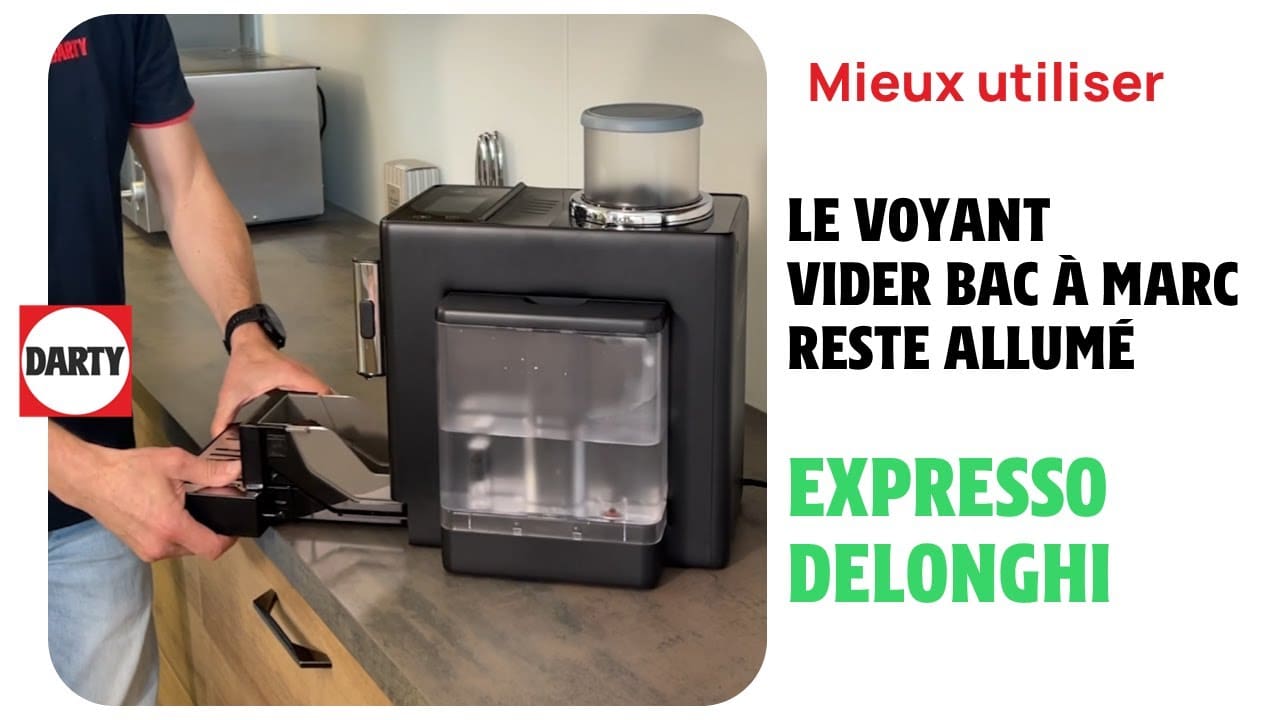 Delonghi Magnifica S voyant bac marc