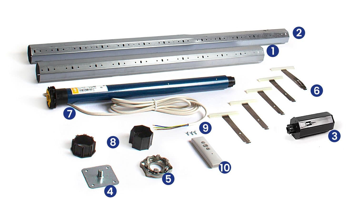 Kit moteur Somfy RTS complet pour moderniser un volet roulant facilement