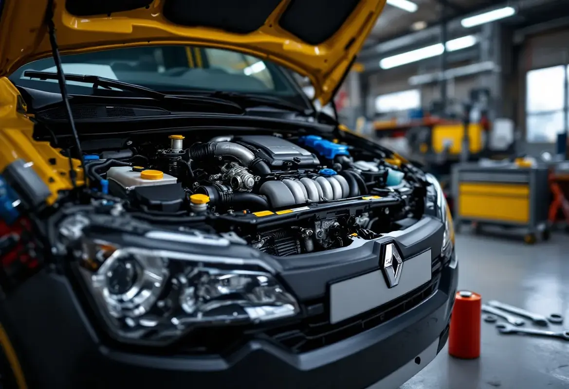 Moteur 1.5 dCi Renault en gros plan, symbole de fiabilité et longévité