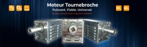 Moteur tourne broche robuste pour barbecue méchoui jusqu’à 90kg