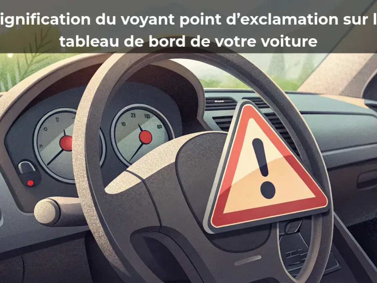 voyant point d’exclamation rouge