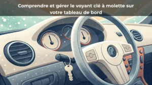Voyant clé à molette allumé sur le tableau de bord, signification et explications