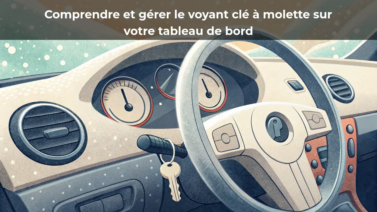 Voyant clé à molette allumé sur le tableau de bord, signification et explications