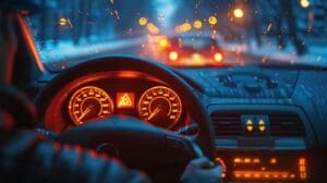Voyant ESP allumé et perte de puissance sur le tableau de bord d'une voiture moderne