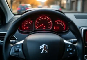 Voyants du tableau de bord Peugeot 208 avec leurs significations