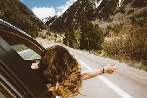 femme voiture