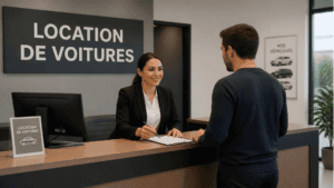 agence de location de voiture au guichet