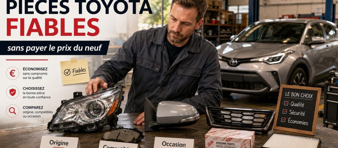 Comment trouver des pièces Toyota fiables sans payer le prix du neuf