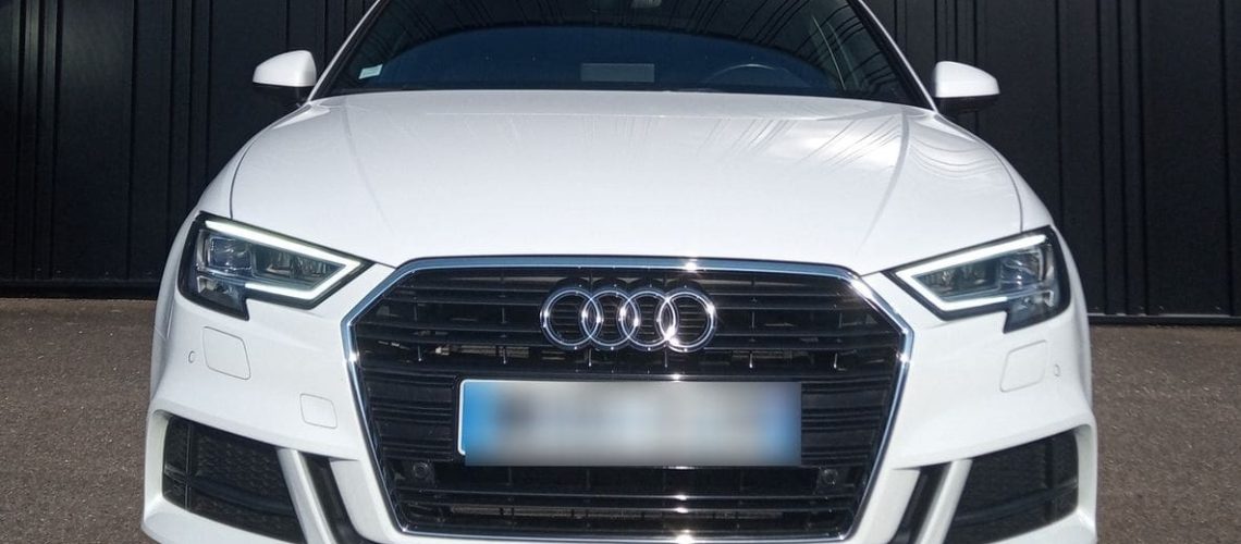 Audi A3 Sportback 1.5 TFSI 150 S-Line en extérieur, élégance et performance