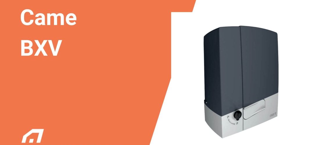 Moteur CAME BXV installé sur un portail coulissant moderne