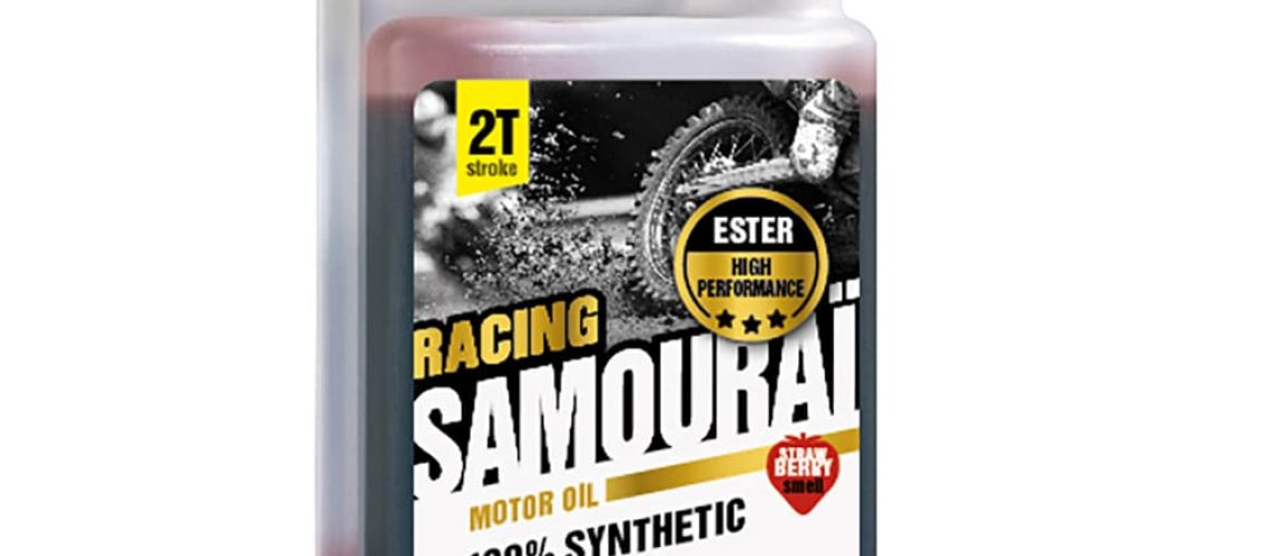 Huile moteur 2 temps Ipone Samouraï Racing idéale pour les motos de compétition