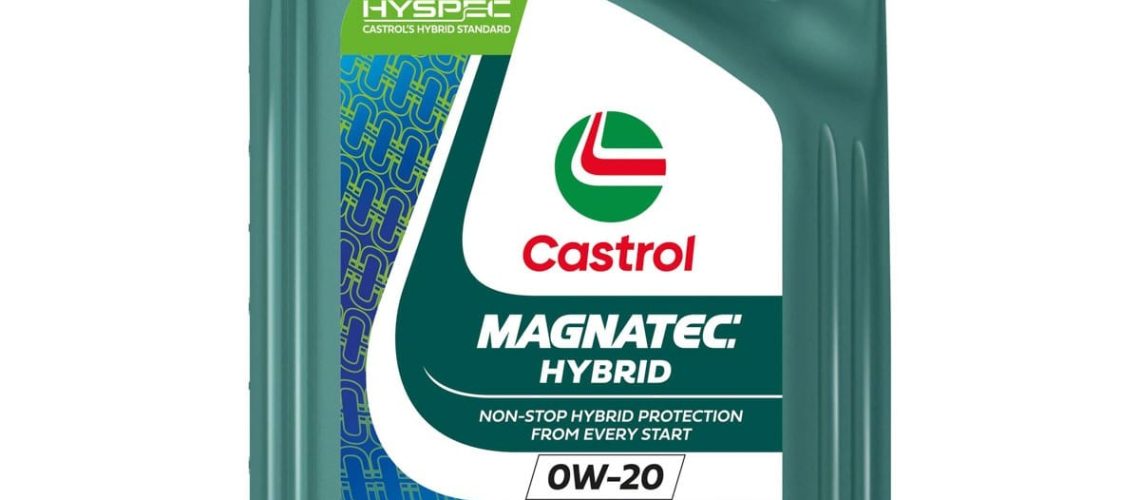Bidon de 5 litres d’huile moteur Castrol 0W20 Magnatec pour moteurs hybrides essence