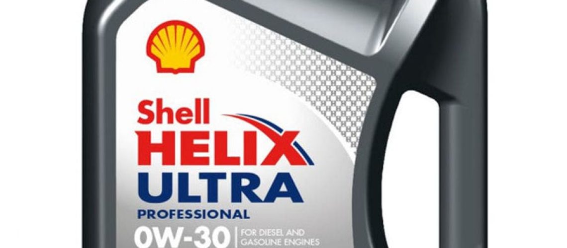Bidon d'huile moteur Shell Helix Ultra Pro AF-L 0W-30 pour moteurs essence et diesel modernes