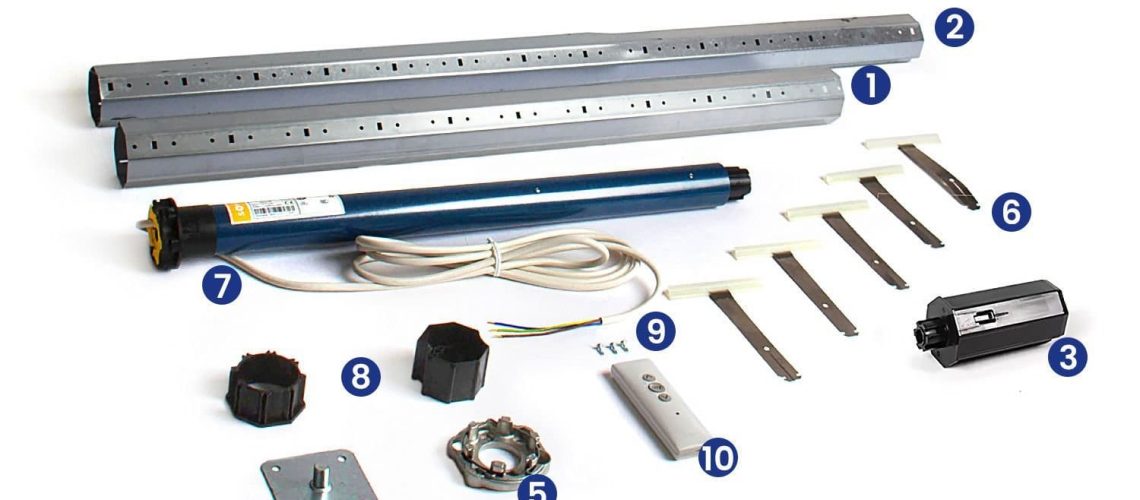 Kit moteur Somfy RTS complet pour moderniser un volet roulant facilement