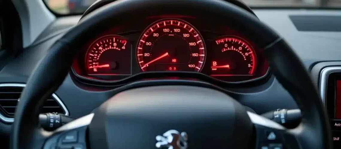 Voyants du tableau de bord Peugeot 208 avec leurs significations